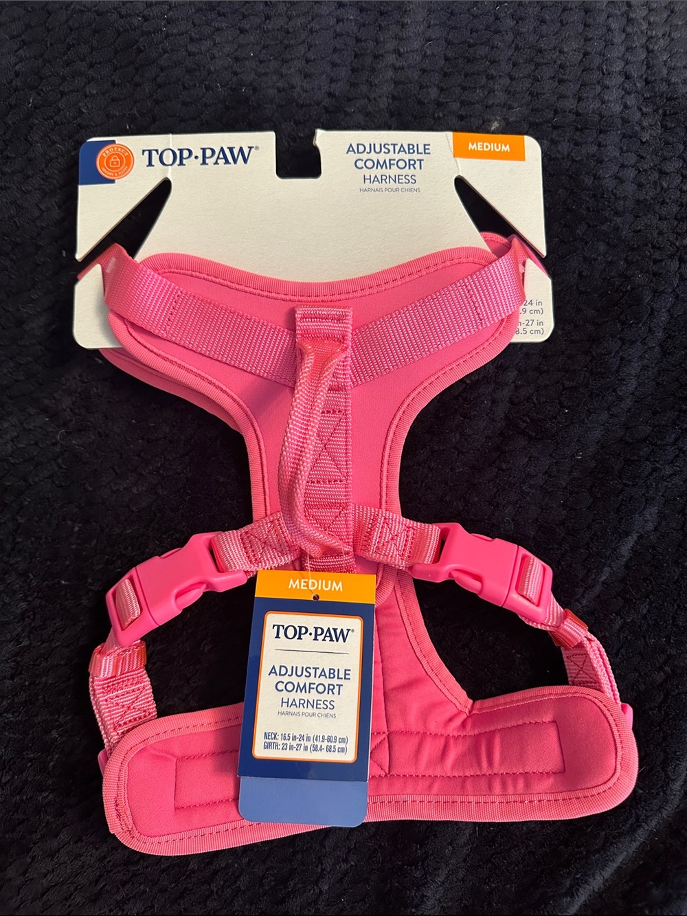 Pink Adjustable comfort Harness size Medium